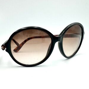 Tom Ford Women's Black and Brown Sunglasses